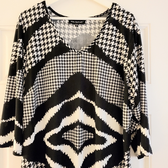 💙 Mlle Gabrielle beautiful print dress. Size 3X - Picture 5 of 6